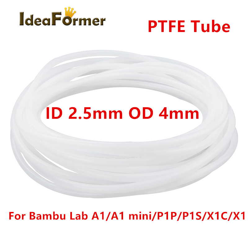Ptfe Tape Thread - 2.5mm OD 4mm Bambu Lab PTFE
