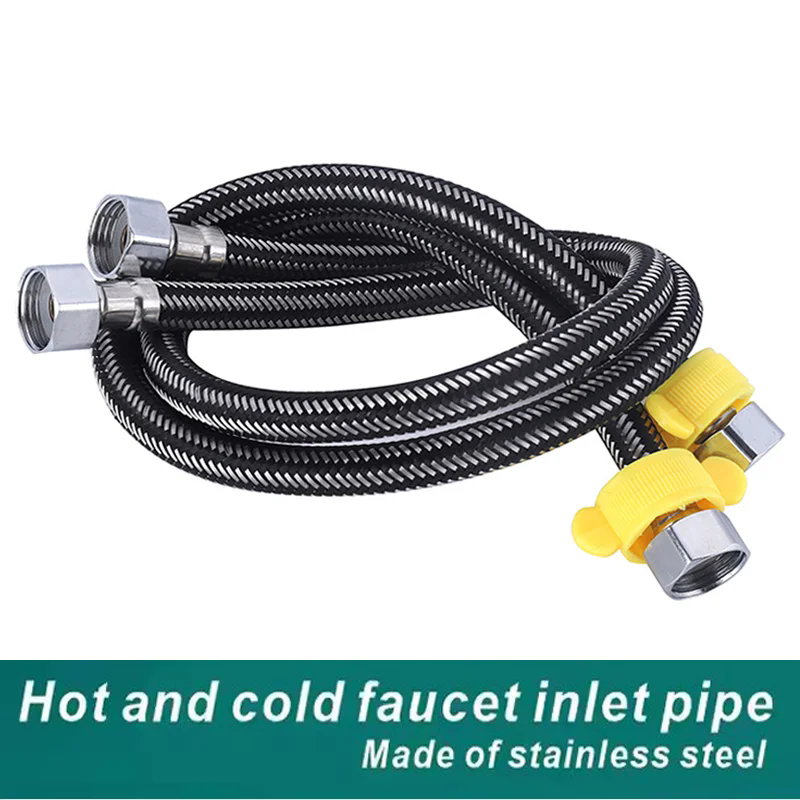 Flexible Hose Braided - Upgraded 20/40/60/80/100/150/200cm G1/2 Inch Stainless Steel