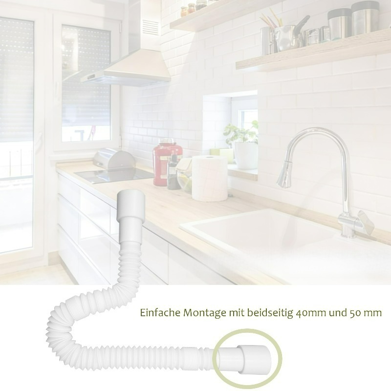 Flexible Drain Pipe for Kitche - Flexible Hose Braided review and price