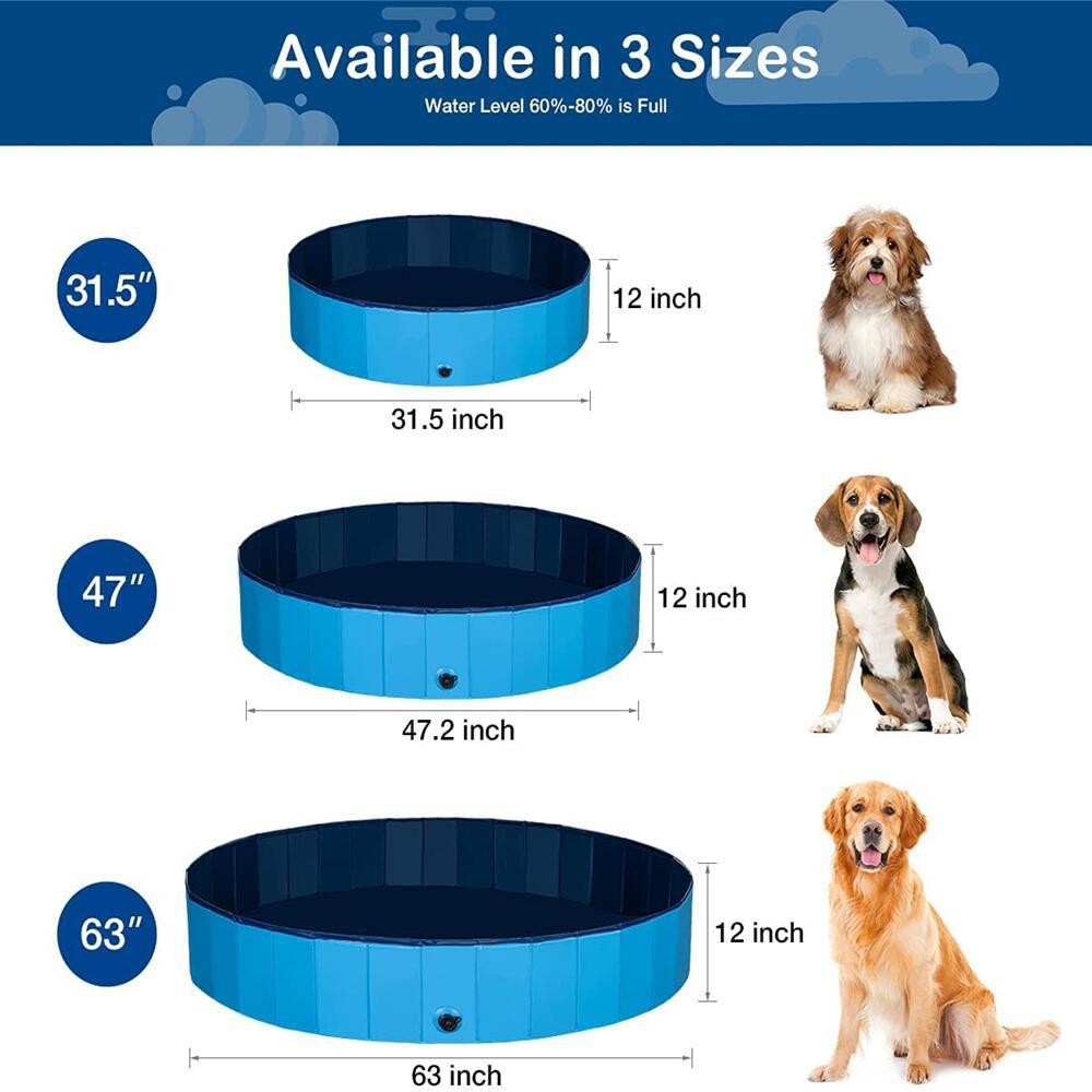 Foldable Dog Swimming Pool Lar - Drain Pipe Clip review and price