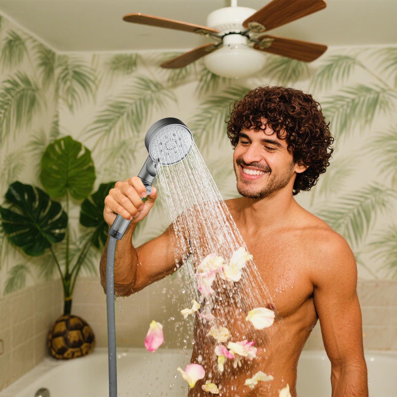 New Shower Head 5 Modes Filter - Silicone Tap Washer review and price