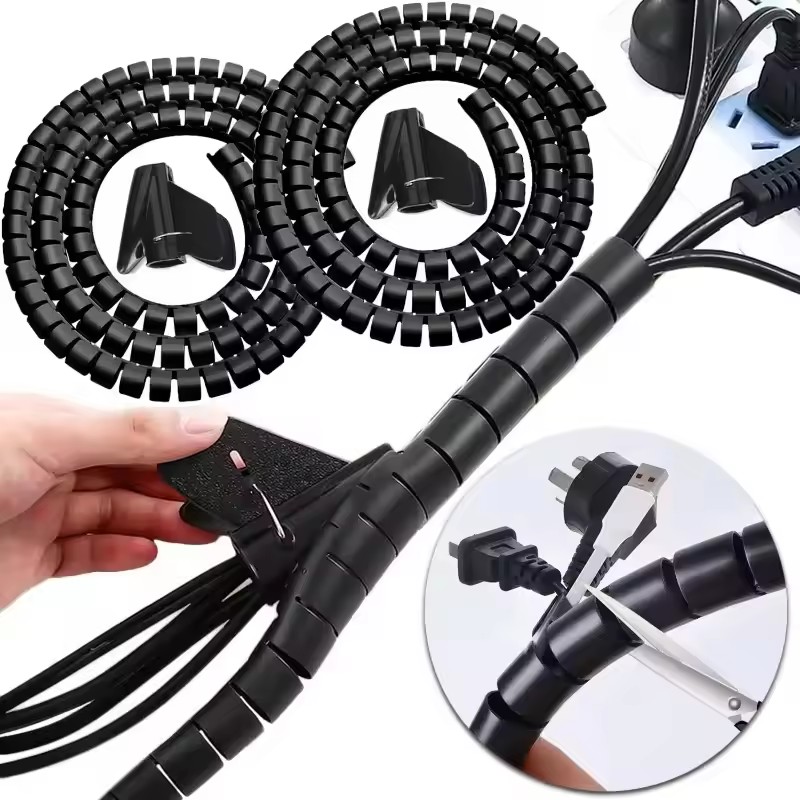 2M Flexible Spiral Cable Organ - Plastic Pipe Clip review and price