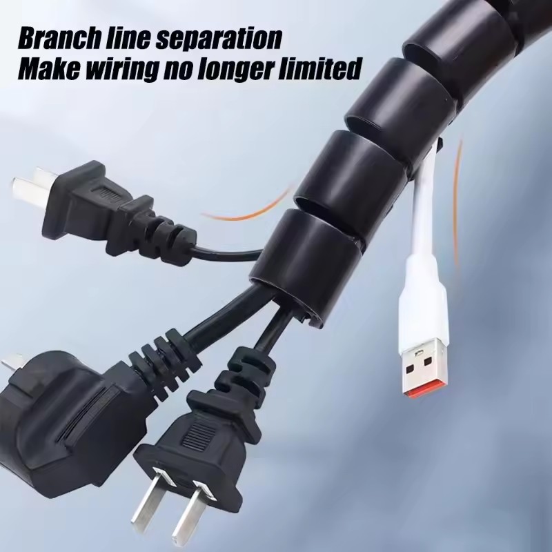 2M Flexible Spiral Cable Organ - Plastic Pipe Clip review and price