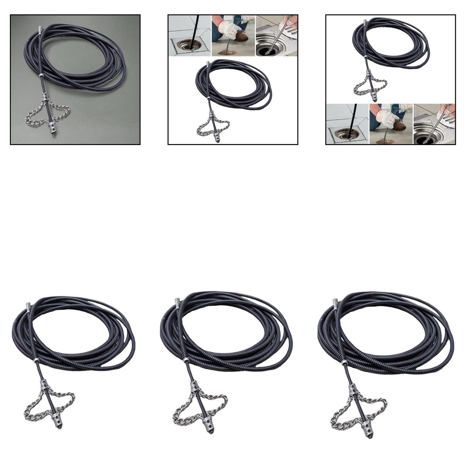 Plumbing Snake Metal Drain Cle - Drain Snake Flexible review and price