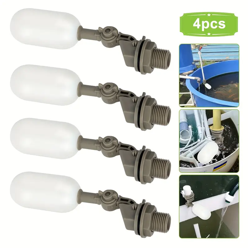 4Pcs Farm Cattle Plastic Water - Float Ball Valve review and price