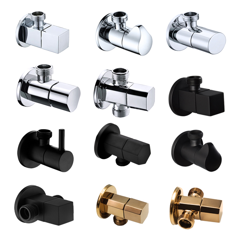 Brass Angle Valve Chrome Black - Toilet Fill Valve review and price
